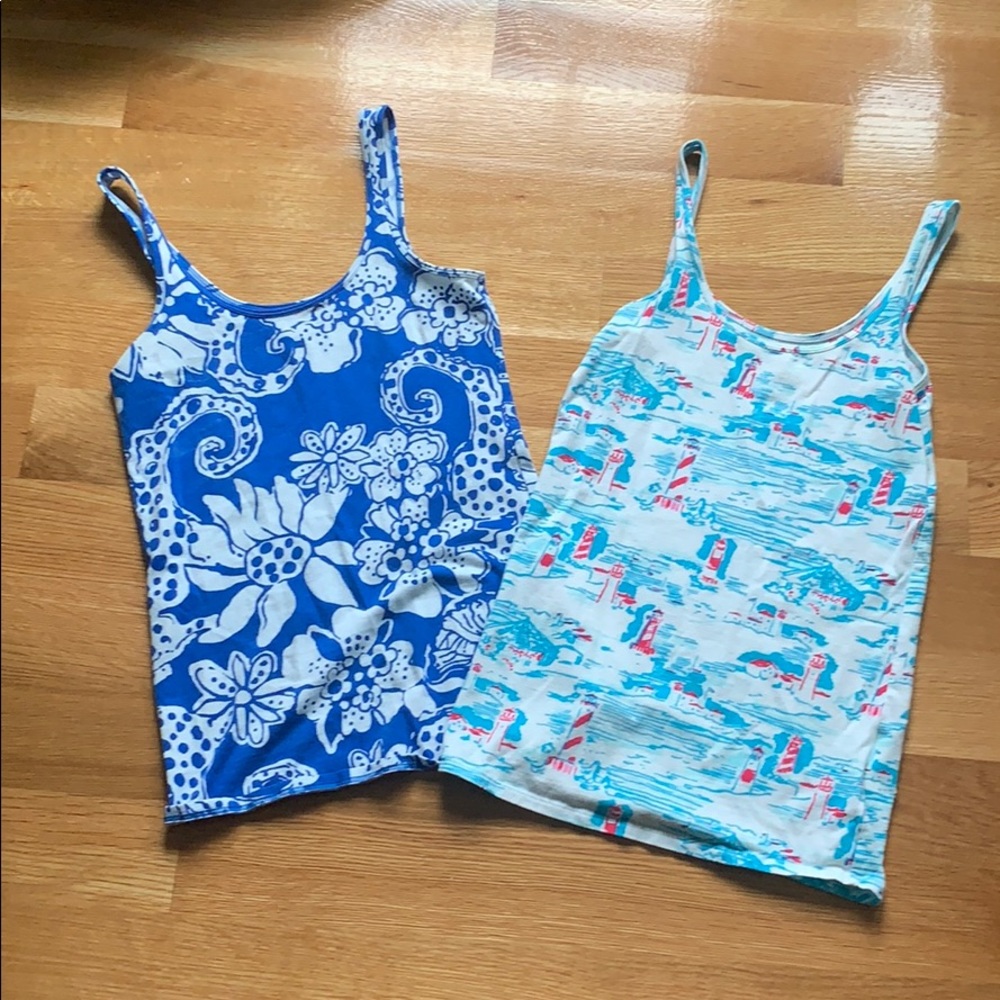 Two Lilly Pulitzer tank tops